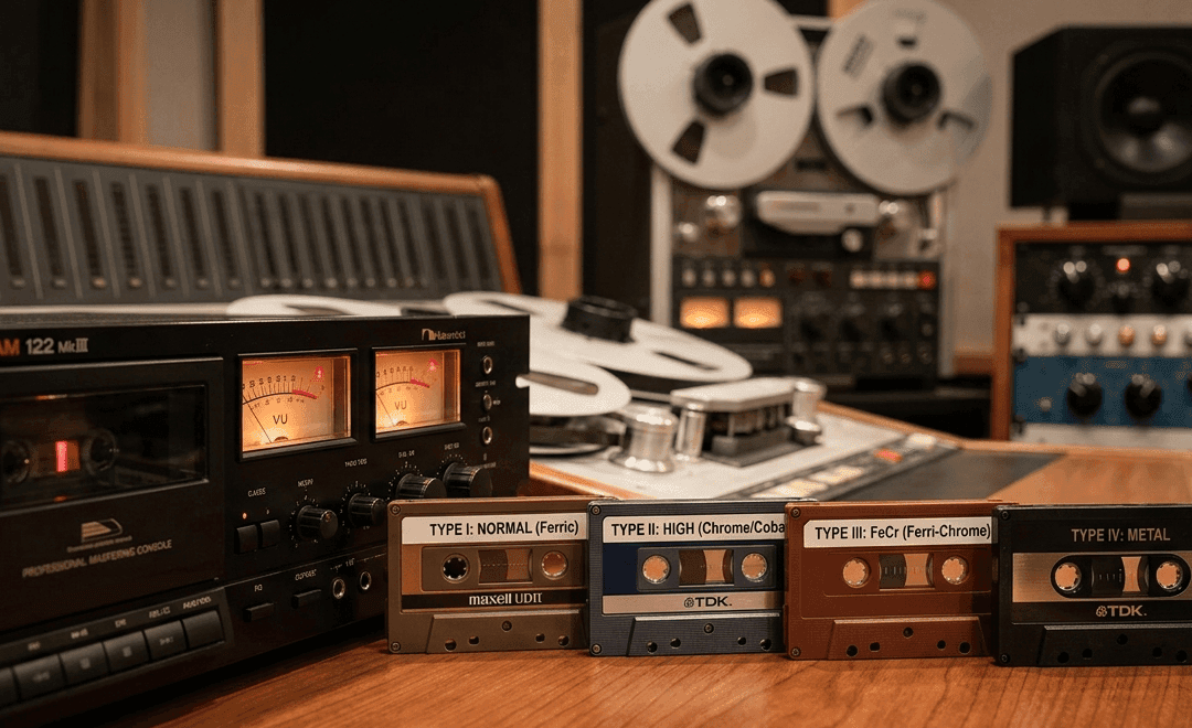 Bien choisir son type de cassette pour le mastering
